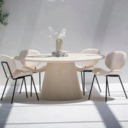 MODERN CURVED LUXE DINING CHAIR