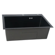 STAINLESS STEEL BLACK FINISH SINGLE BOWL SINK
