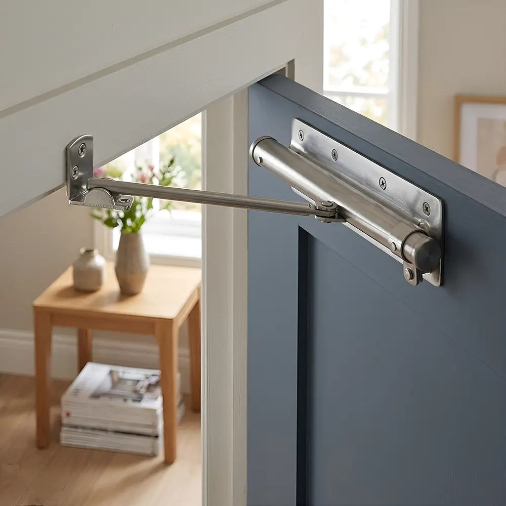 Adjustable Hydraulic Door Closer with Arm
