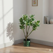 Artificial Kapok Tree with Pot – Modern Indoor Decoration