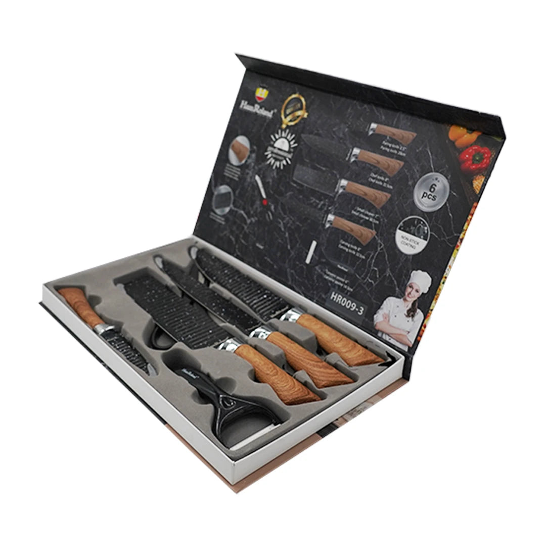 HAUS ROLAND BLACKSTONE PROFESSIONAL KNIFE SET