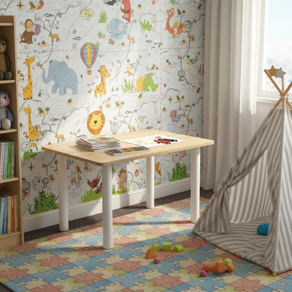 Islen Kids Activity Table – Multipurpose Children’s Play and Study Desk