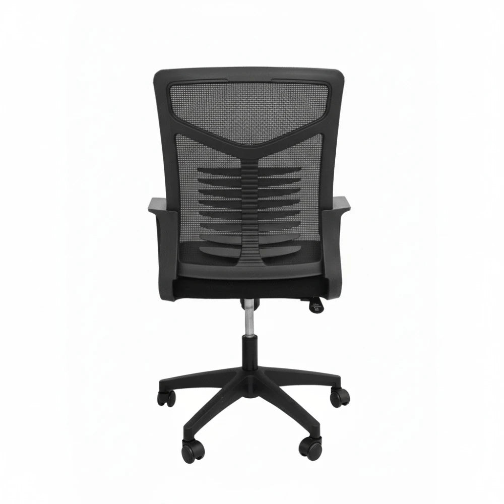 Modern Y-Back Mesh Swivel Office Chair with Armrests
