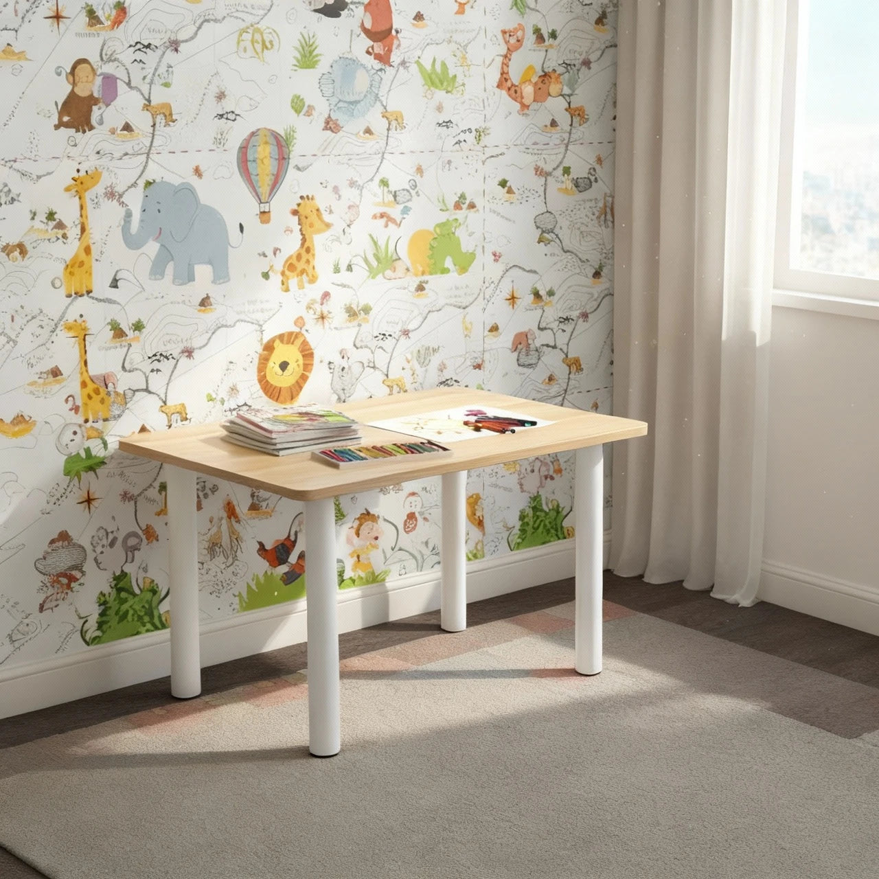 Islen Kids Activity Table – Multipurpose Children’s Play and Study Desk