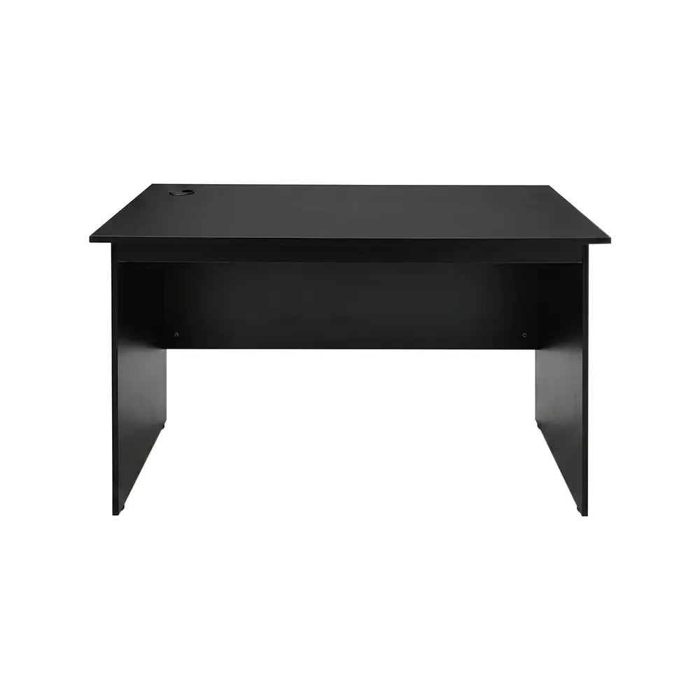 Black Office Work Desk Without Drawer