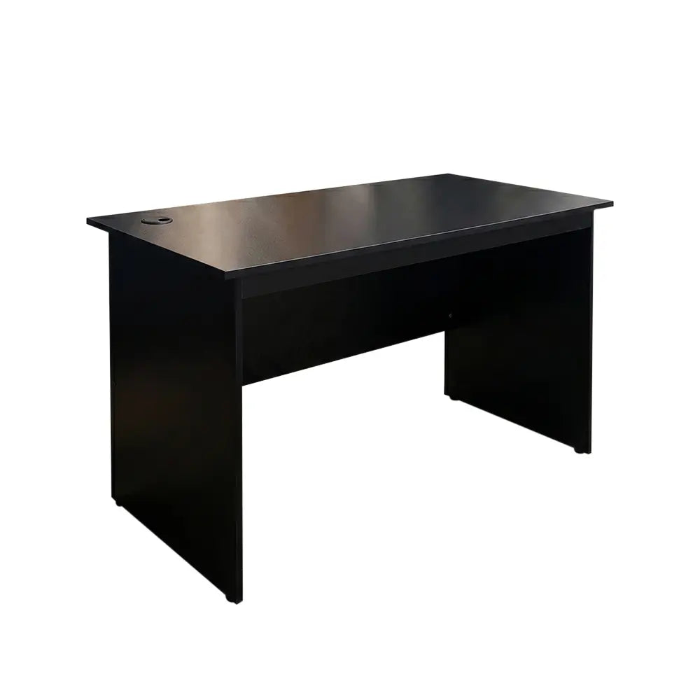 Black Office Work Desk Without Drawer