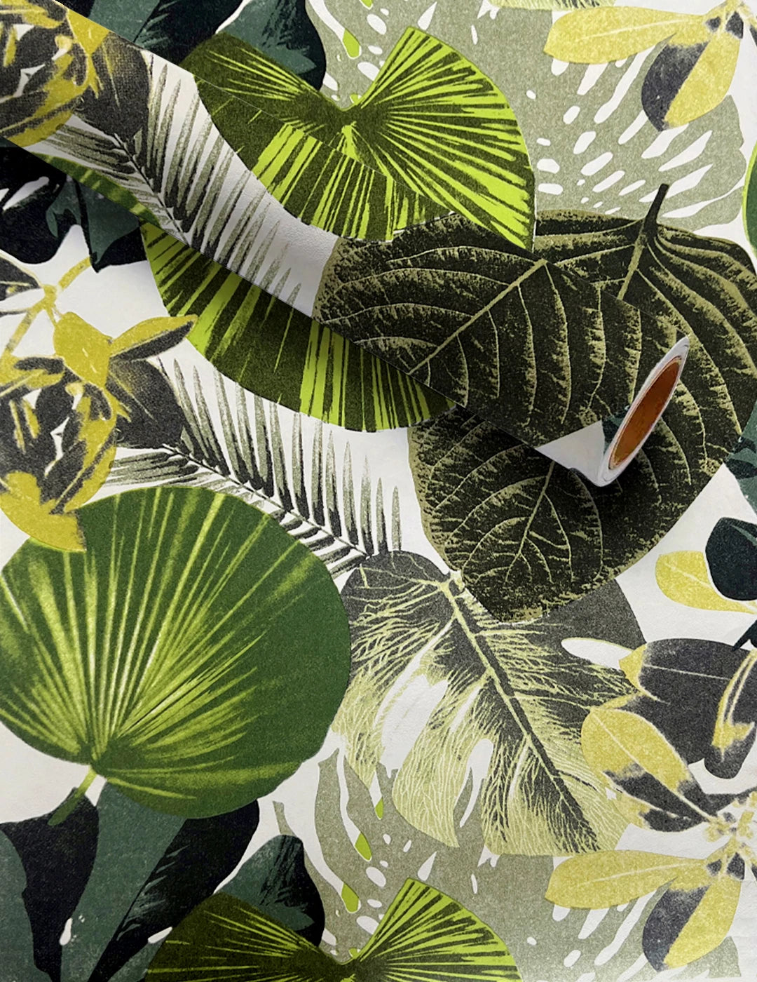 GREEN LEAFY WALLPAPER