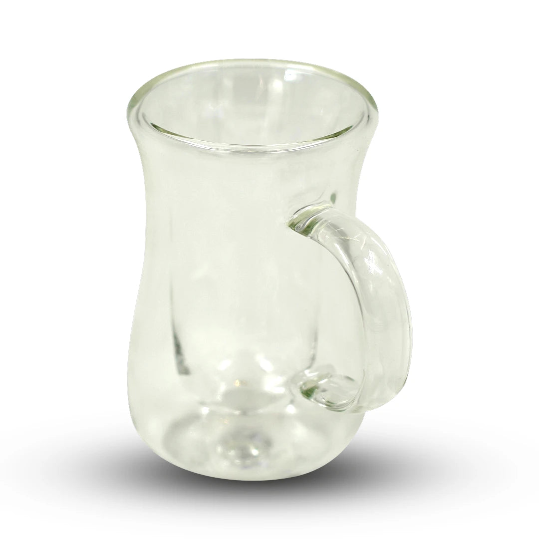 CRYSTAL CLEAR DOUBLE-WALL MUG / CLEAR DOUBLE-WALL COFFEE CUP