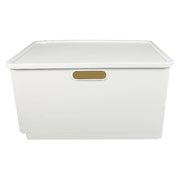 13L STORAGE ORGANIZER WITH LID WHITE HS-1337