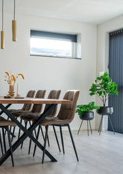 MODERN MATTE BLACK PLANTERS FOR INDOOR GREENERY