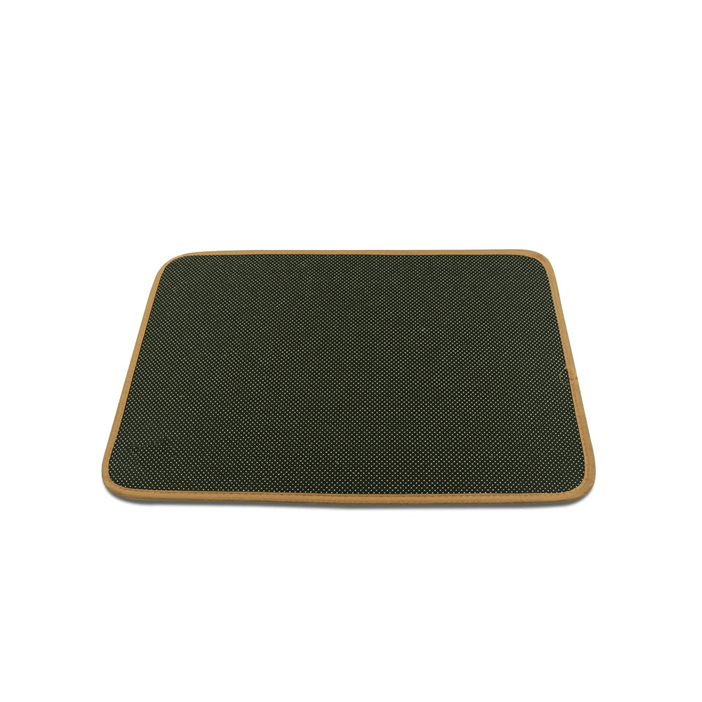 Beige Wave Soft Bathroom Floor Mat / Sand Dune Anti-Slip Floor Carpet