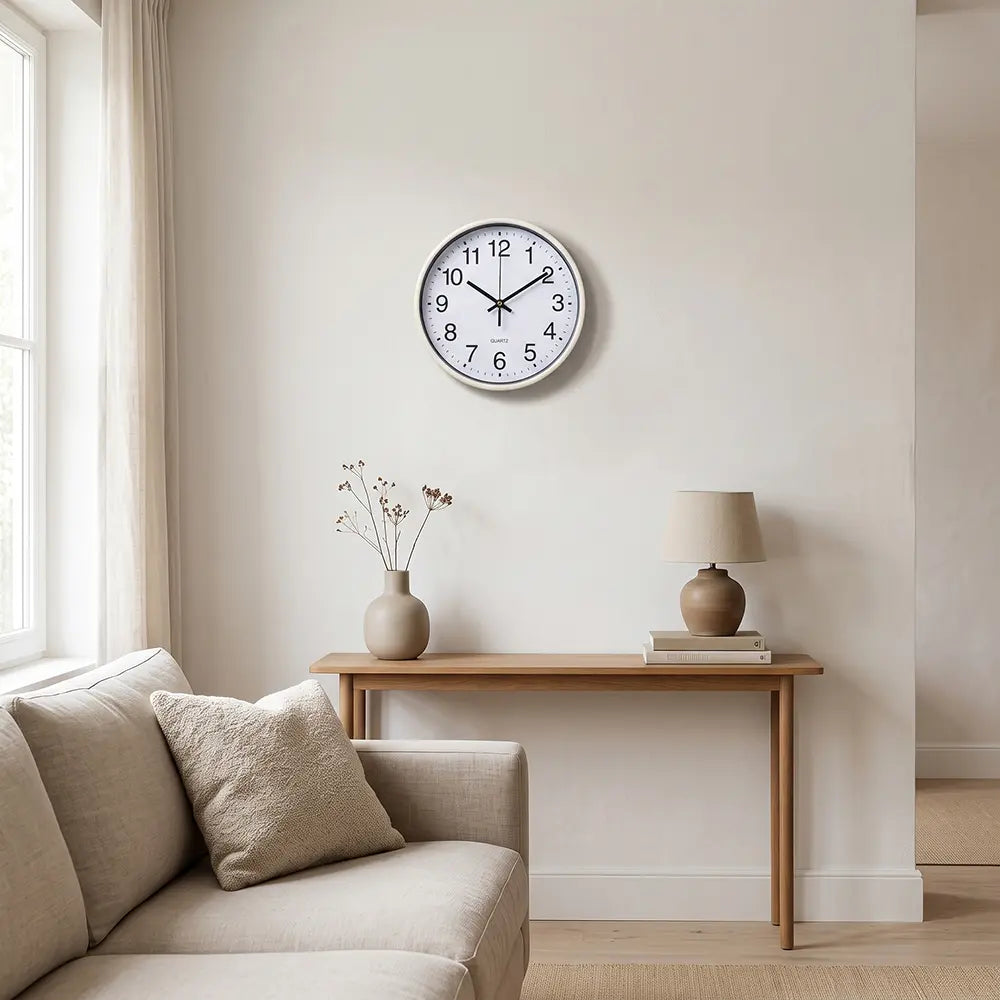 Classic Round Quartz Wall Clock
