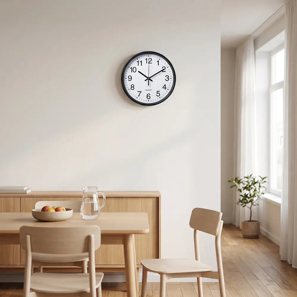 Classic Round Quartz Wall Clock