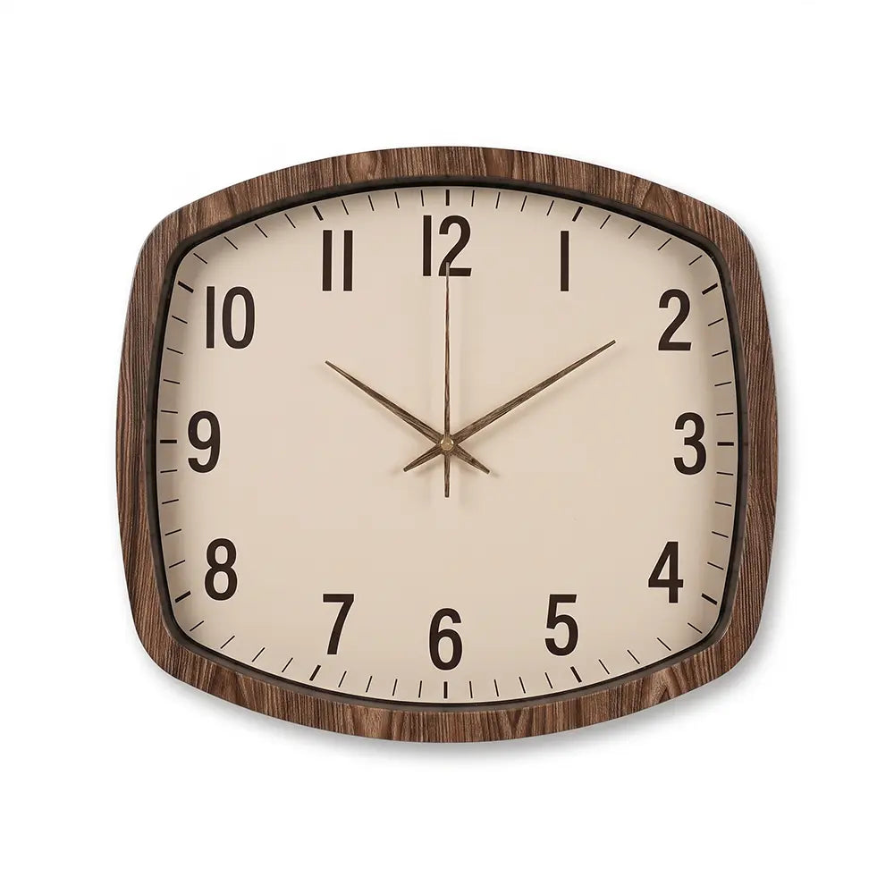 Classic Square Analog Wall Clock