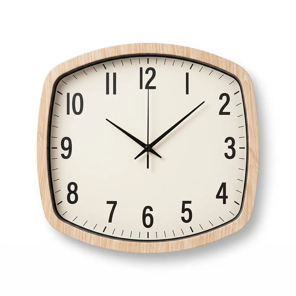 Classic Square Analog Wall Clock