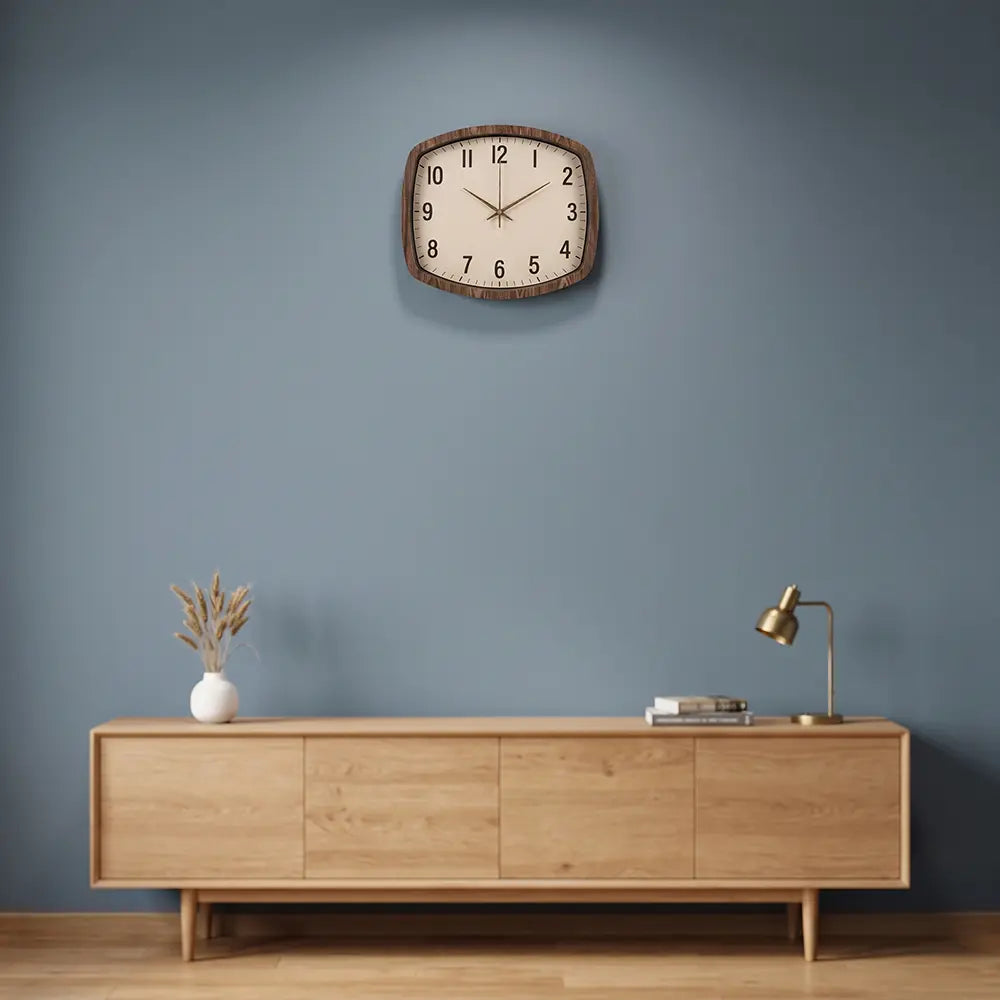 Classic Square Analog Wall Clock