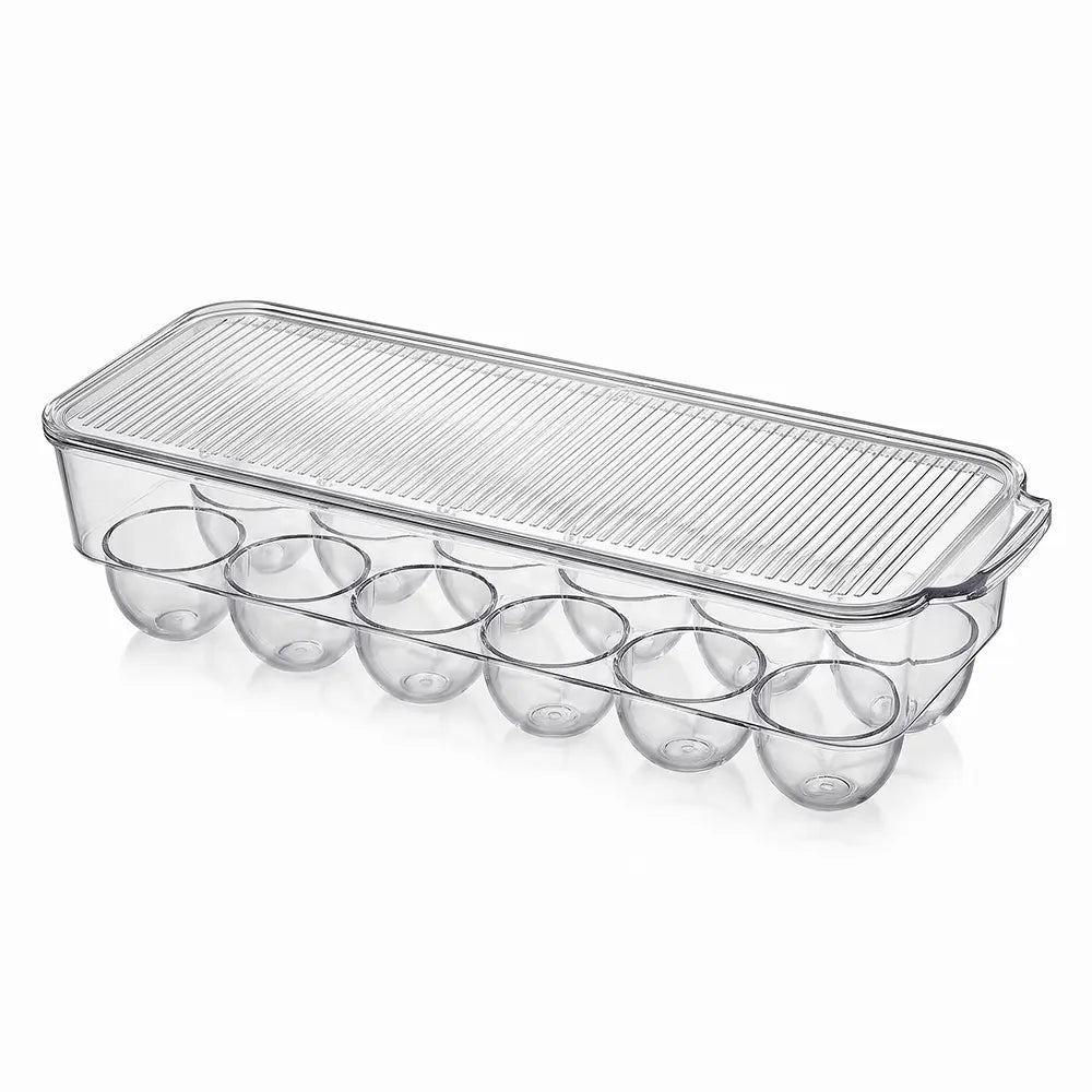 Clear Egg Storage Container with Lid