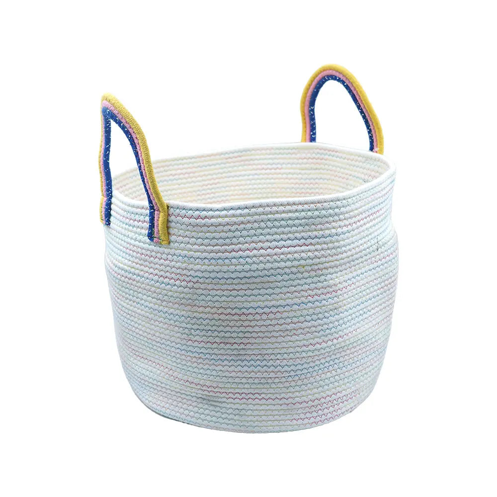 Cotton Rope Storage Basket with Handles