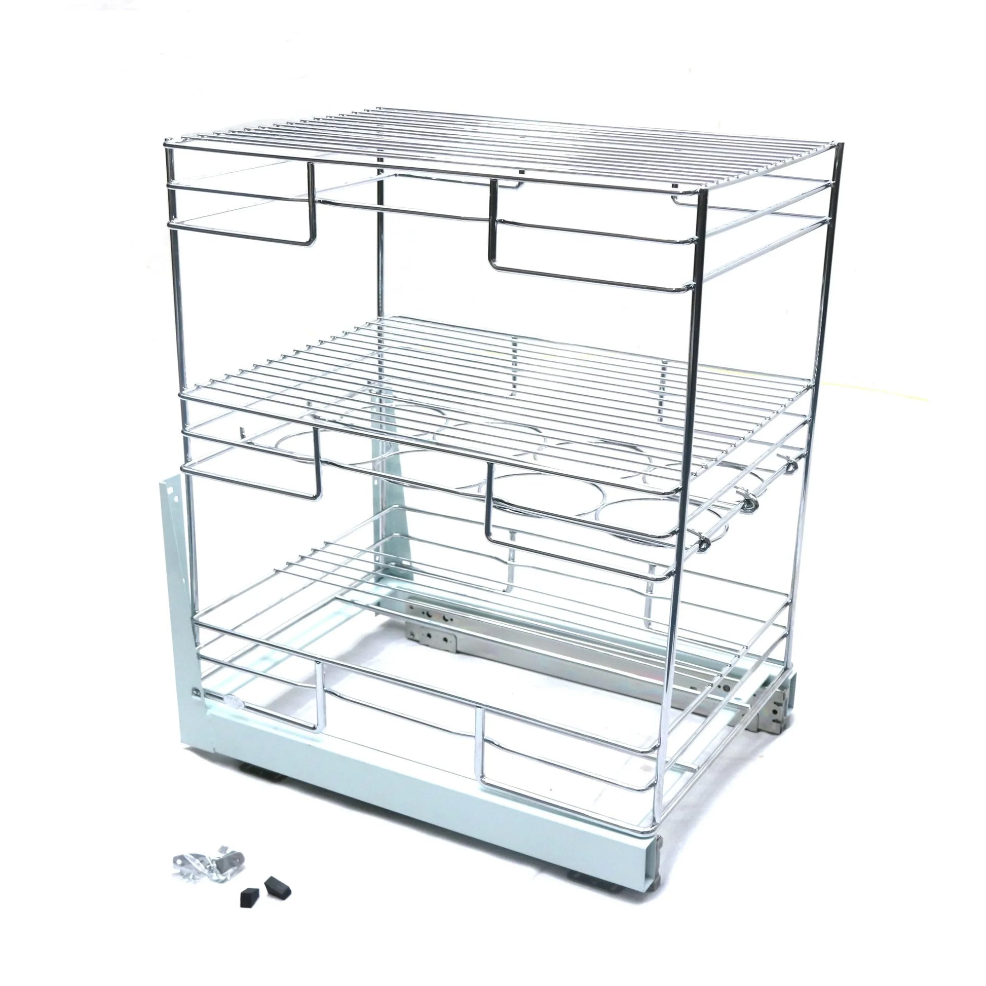 TRIPLE DRAWER KITCHEN WIRE BASKETS
