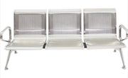 STAINLESS STEEL PUBLIC SEATER - 3 SEATER