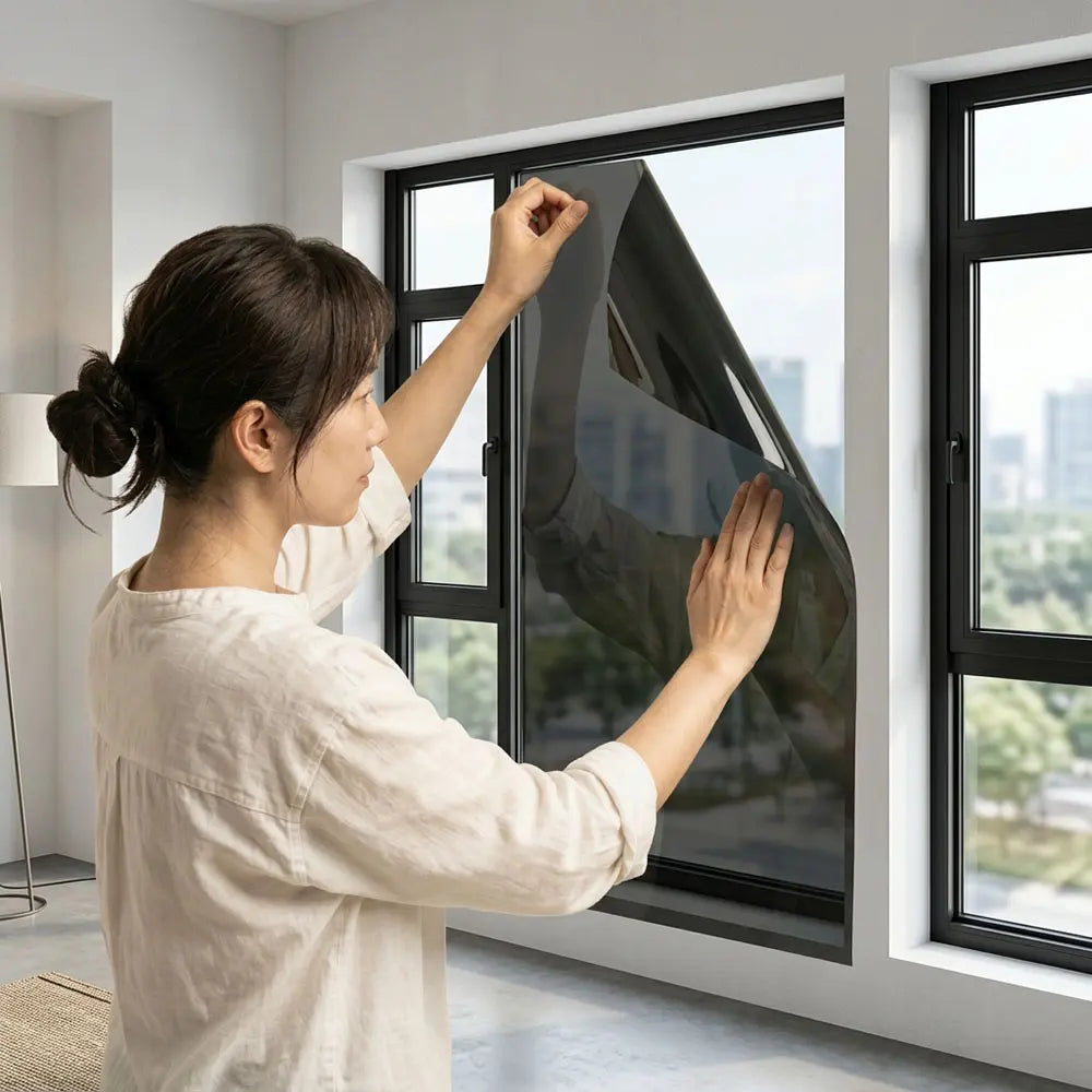 Dark Smoke Glass Sticker – Privacy Window