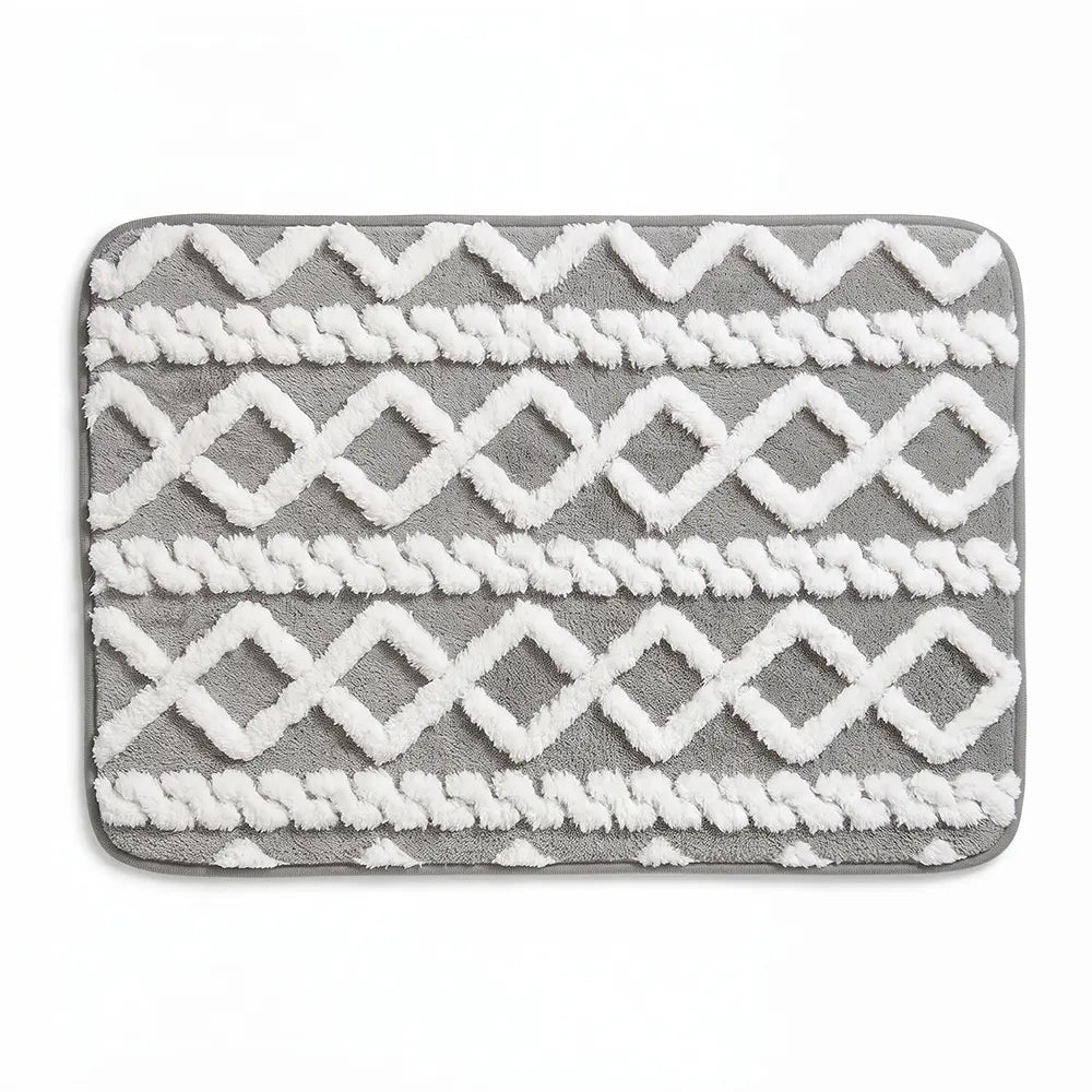 Decorative Geometric Pattern Floor Mat
