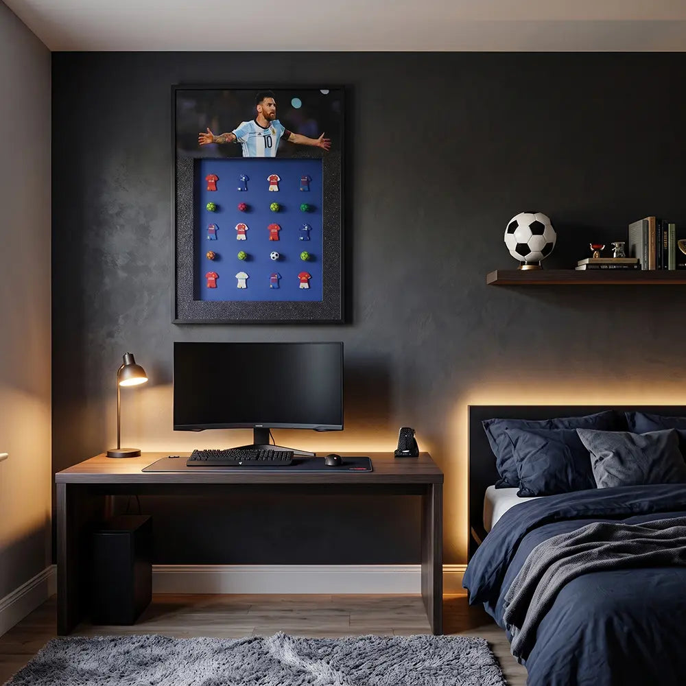 Decorative Football Memorabilia Frame