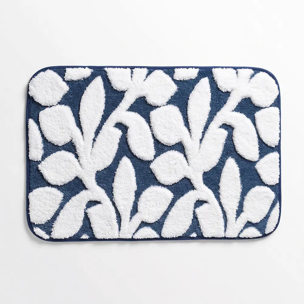Decorative Leaf Design  Floor Mat