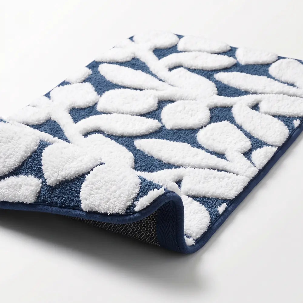 Decorative Leaf Design  Floor Mat