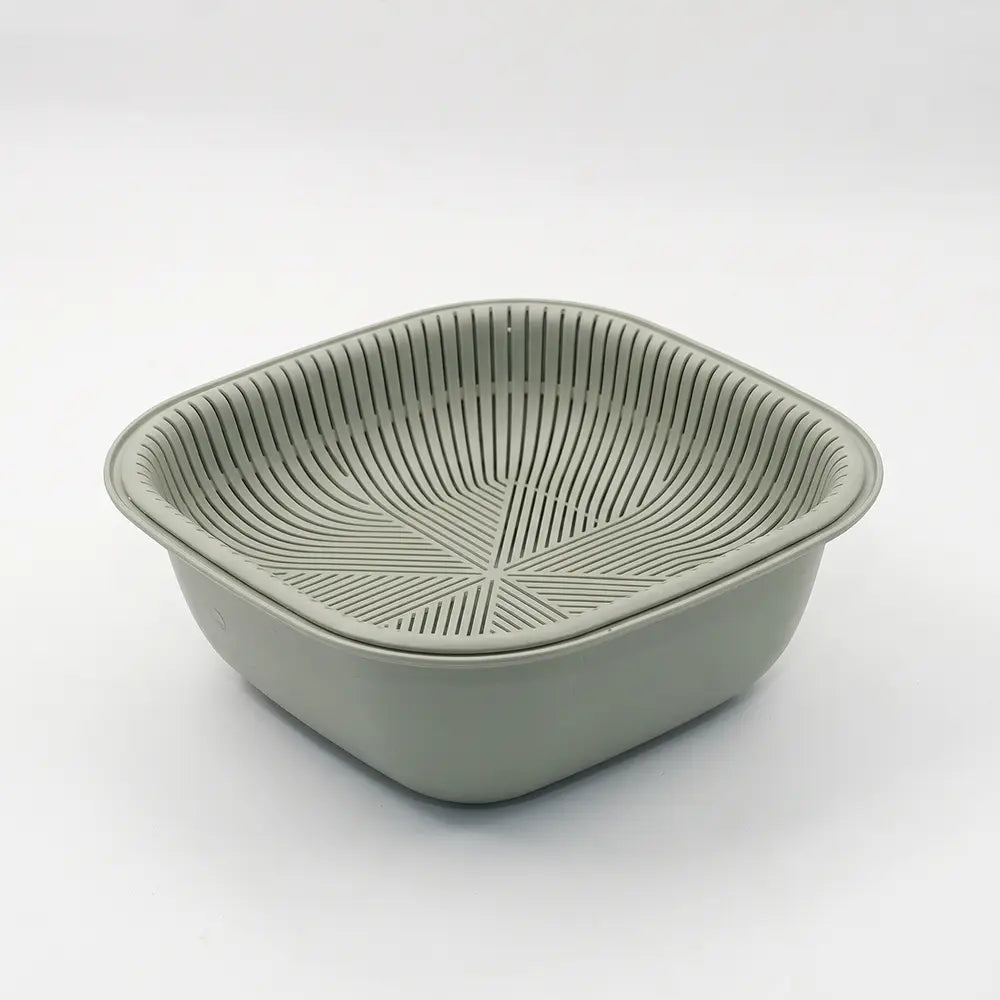 Double-Layer Fruit & Vegetable Drain Basket