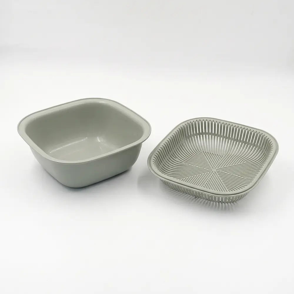 Double-Layer Fruit & Vegetable Drain Basket
