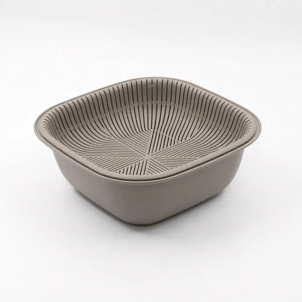 Double-Layer Fruit & Vegetable Drain Basket