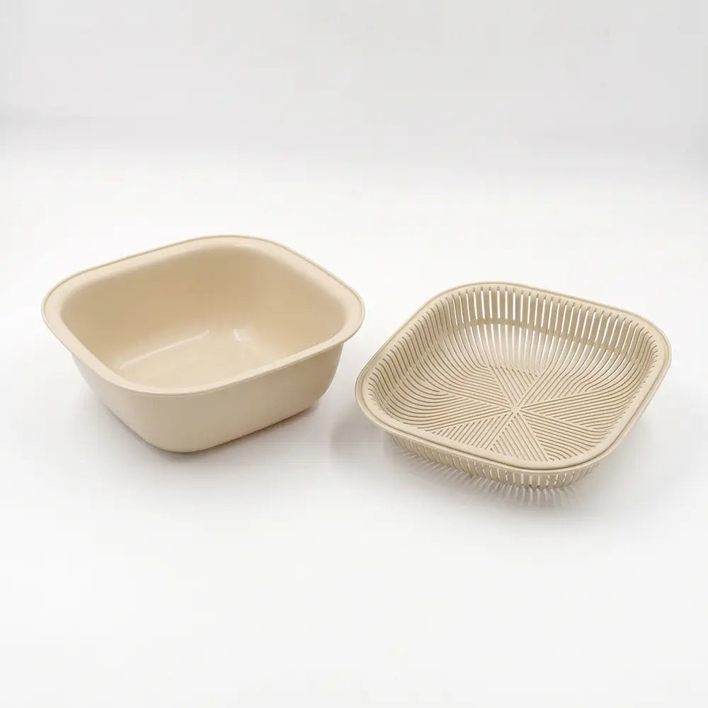 Double-Layer Fruit & Vegetable Drain Basket