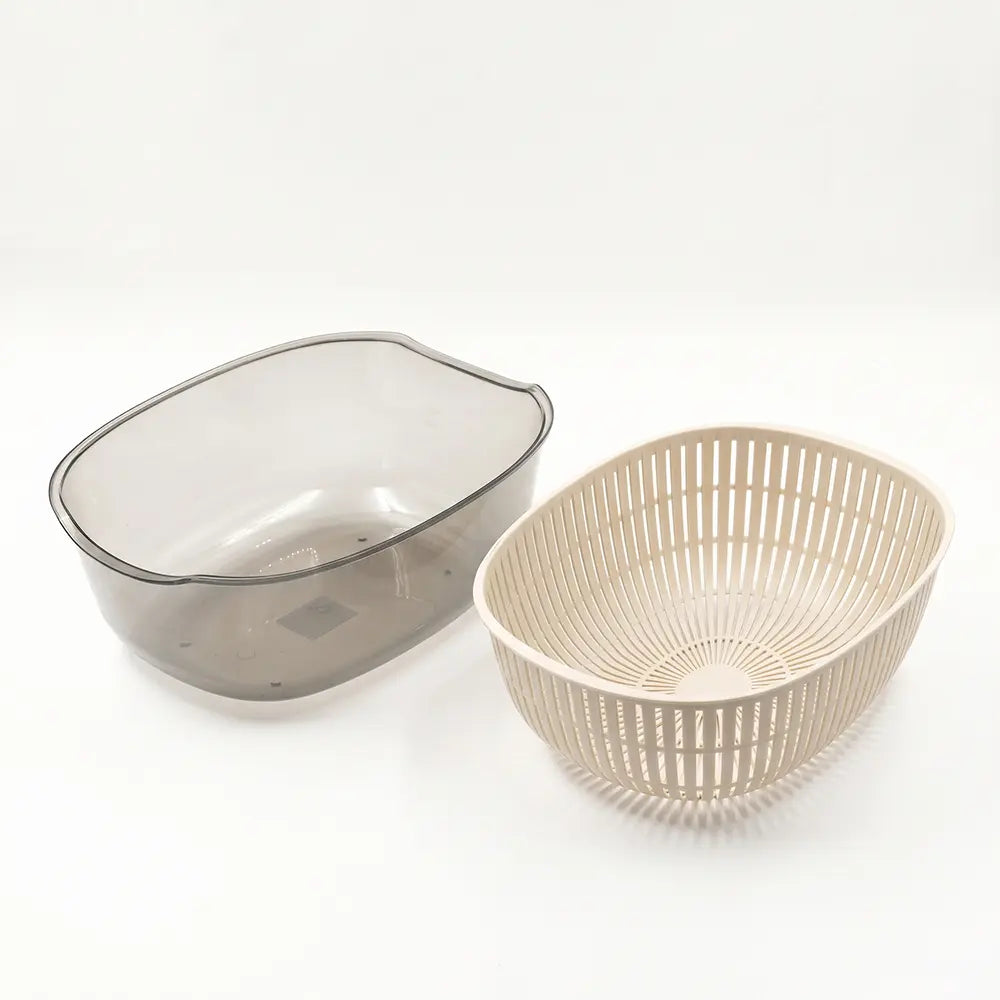 Double-Layer Vegetable Washing Basket
