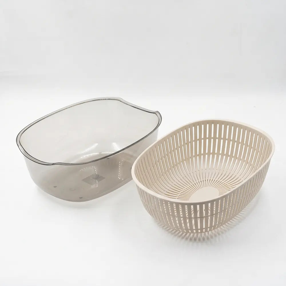 Double-Layer Vegetable Washing Basket