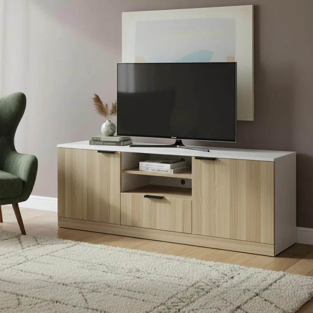 Hermosa TV Console – Dual Tone