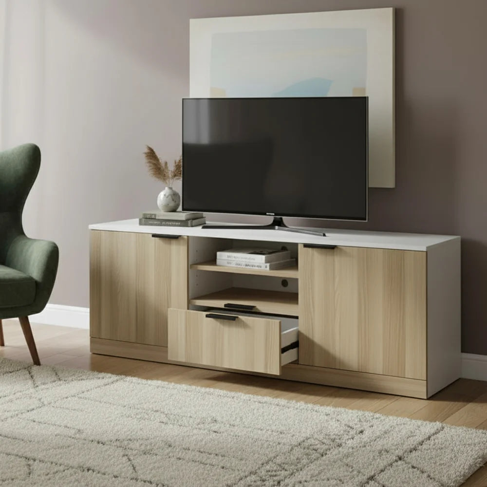 Hermosa TV Console – Dual Tone