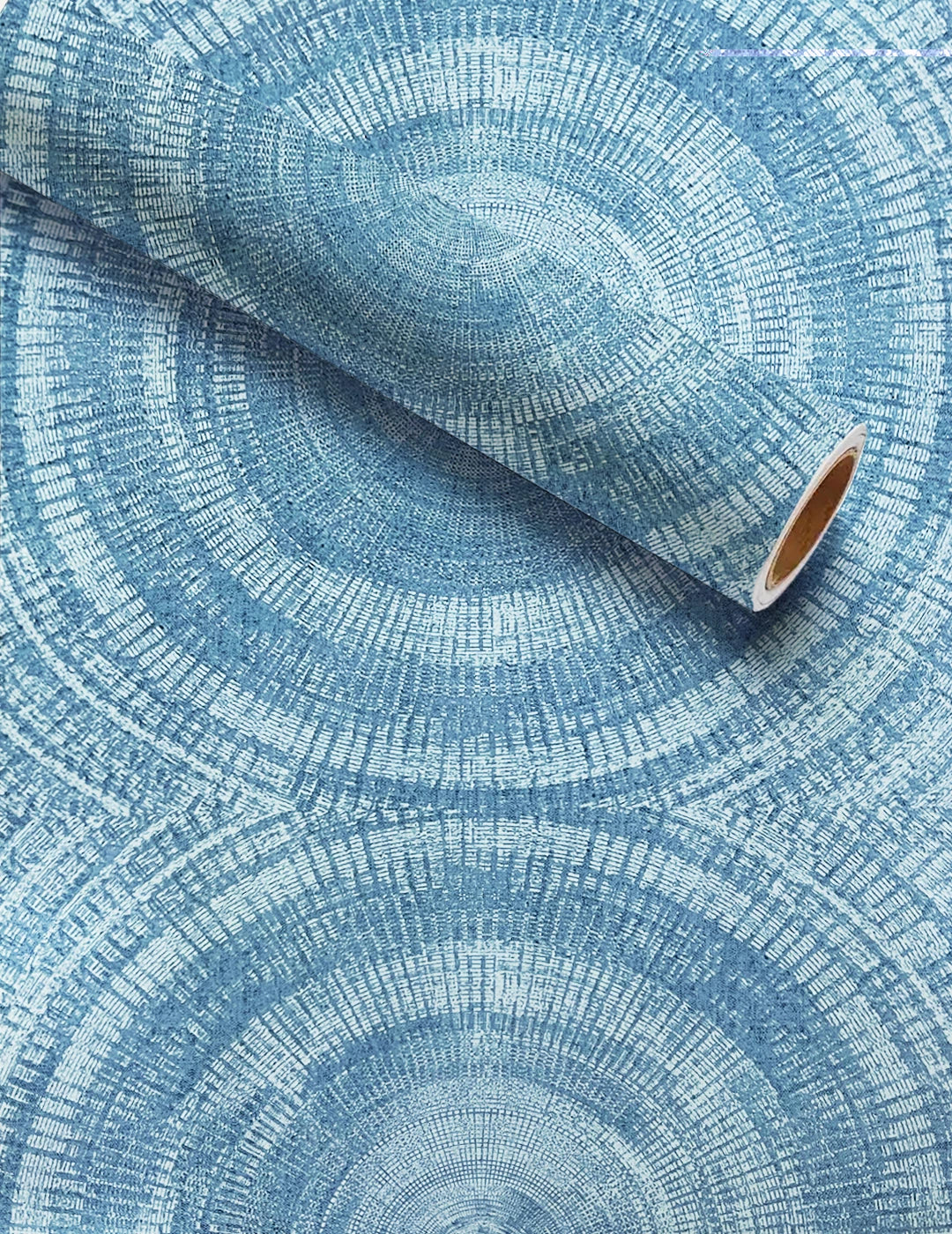 AQUA BLUE CONCENTRIC WALLPAPER