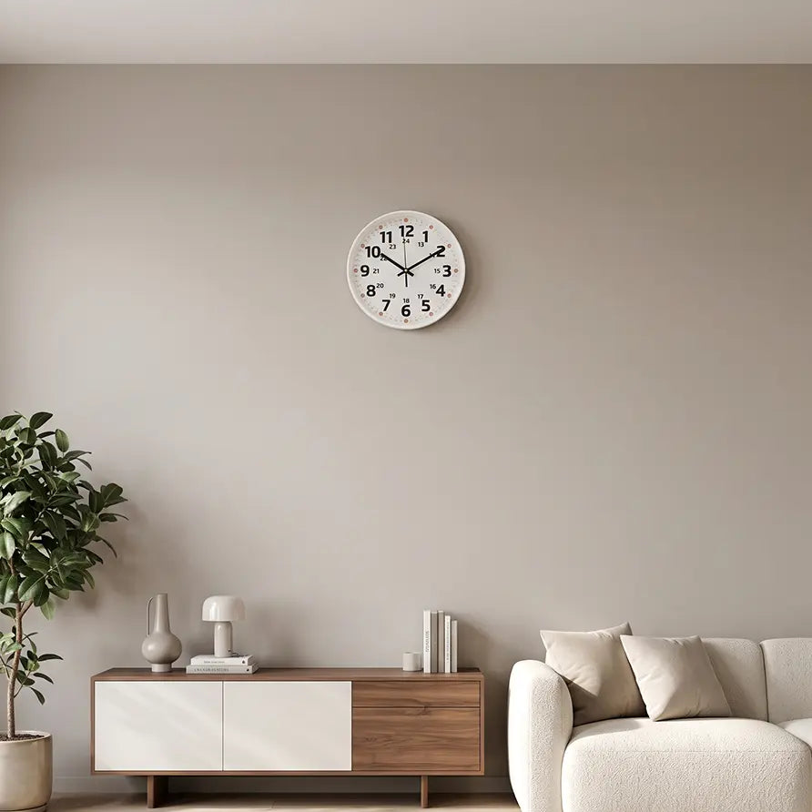 Easy Read Teaching Wall Clock
