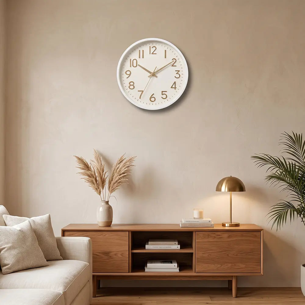 Elegant Round Analog Wall Clock