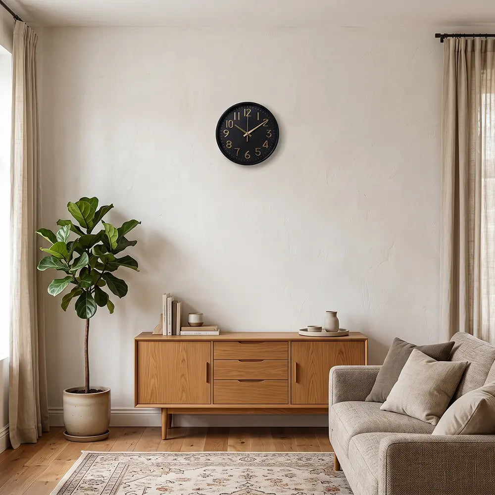 Elegant Round Analog Wall Clock