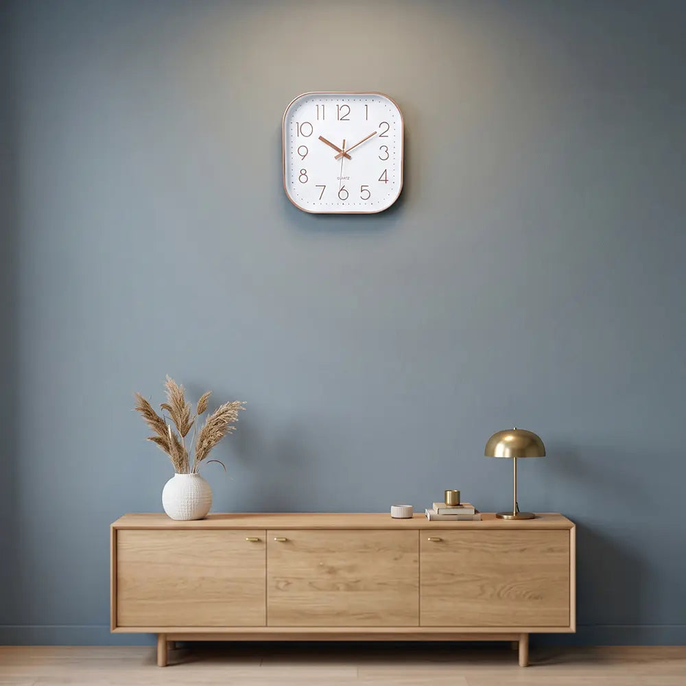 Elegant Square Analog Wall Clock