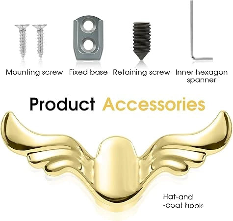 ANGEL WING WALL CLOTH HOOK