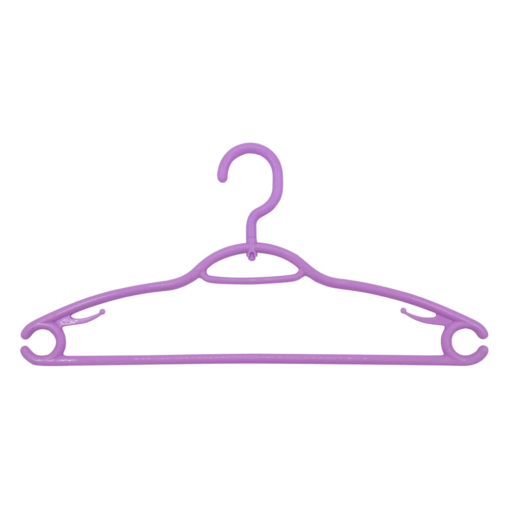 SLIMLINE PLASTIC CLOTH HANGER - 5PCS SET