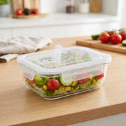 Glass Food Storage Container with Locking Lid
