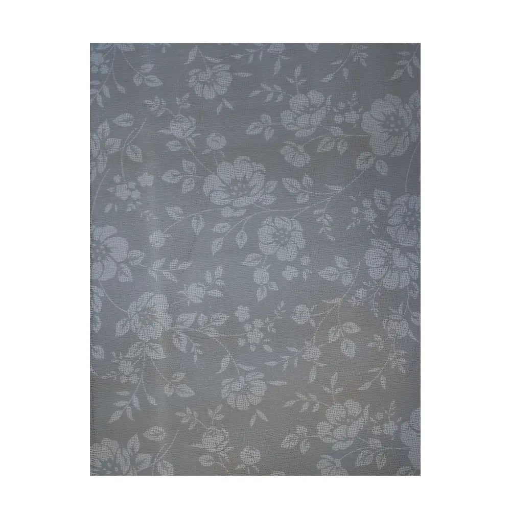Grey Floral Design Dining Tablecloth