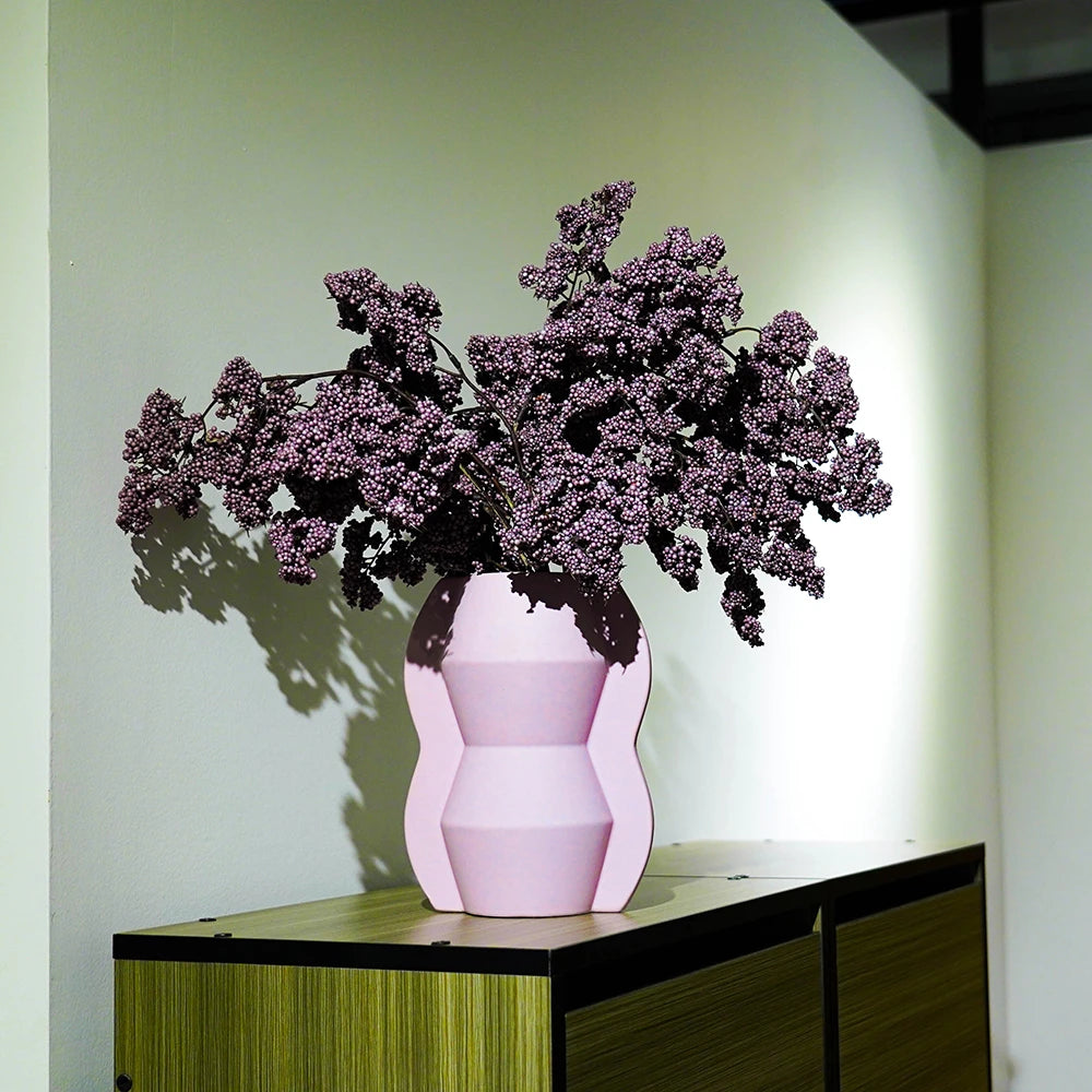 BLISS BERRY ARTIFICIAL BLOOM FLORAL BUNCH - PURPLE