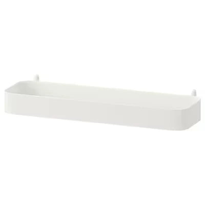 WHITE HANGING LONG TRAY FOR PEGBOARD