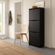 Hidden Shoe Storage Rack - Black