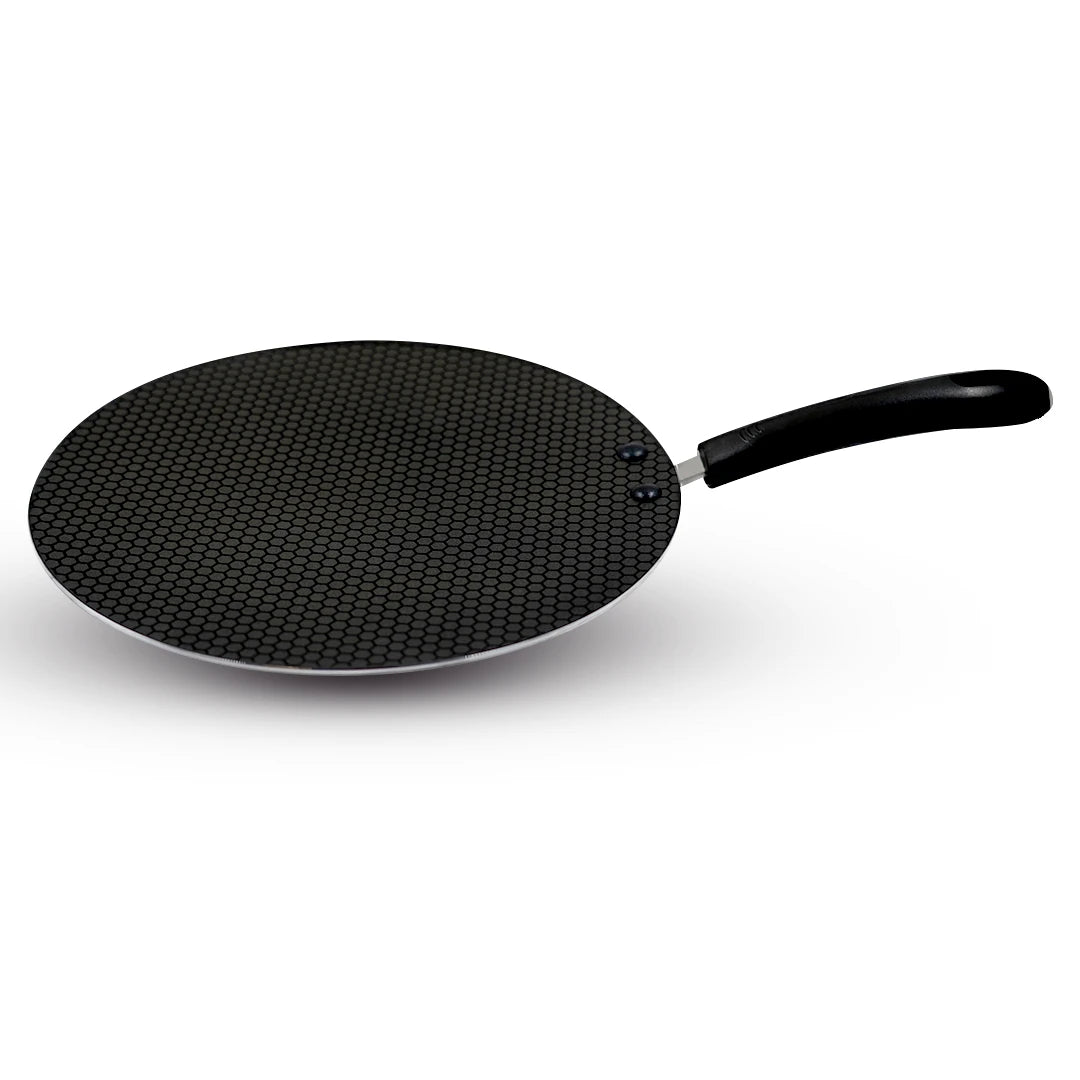 SENSTAN RED FLAME NON-STICK ALUMINUM TAWA PAN-32cm